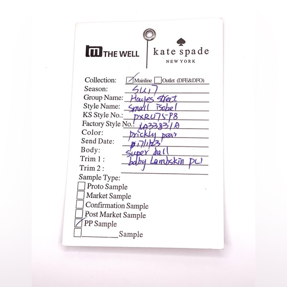 KATE SPADE *RARE* Hayes Street Isobel - Prickly Pear *SAMPLE* *BRAND NEW* - Picture 11 of 12